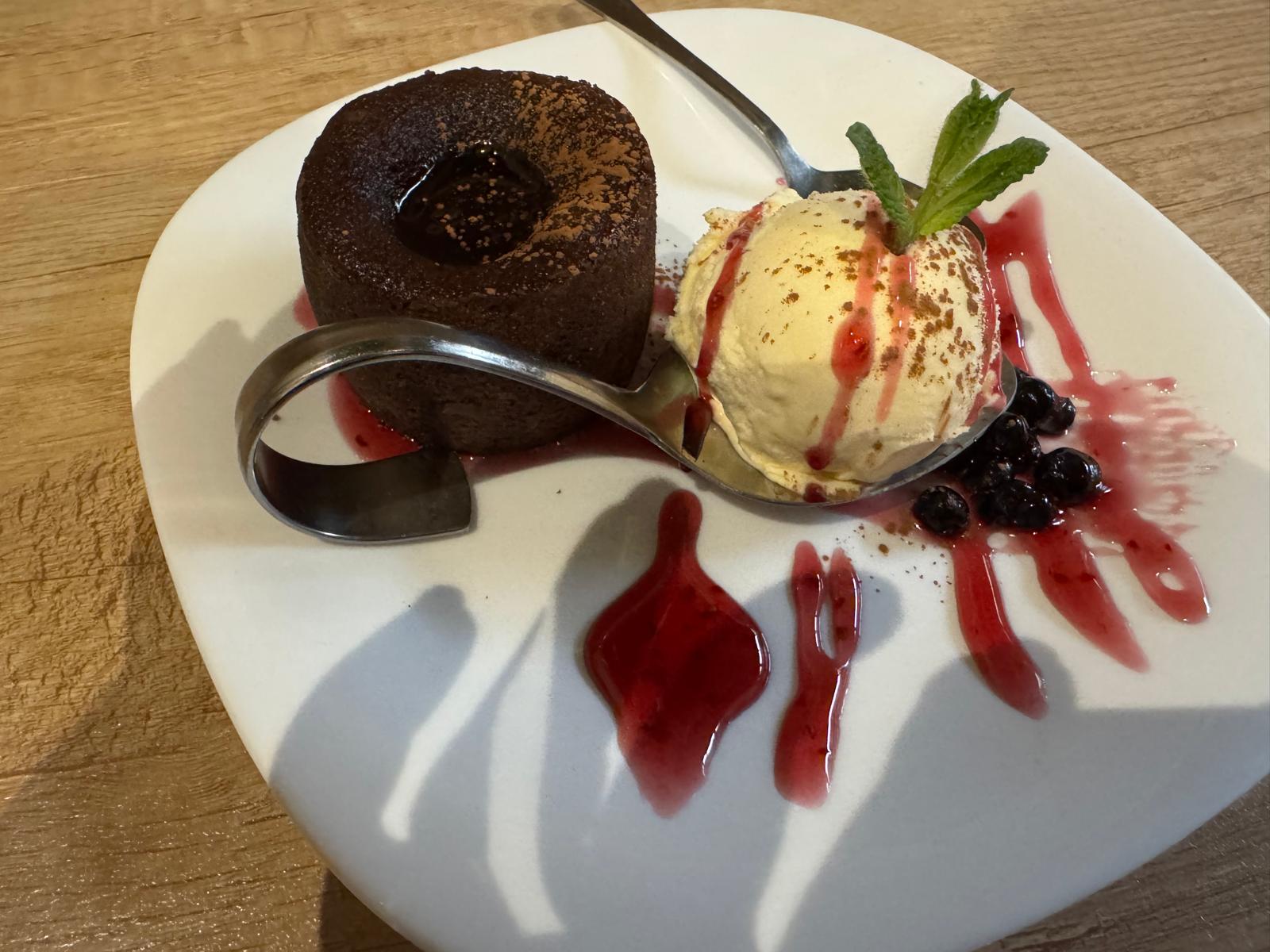 Lava Cake desert de casa