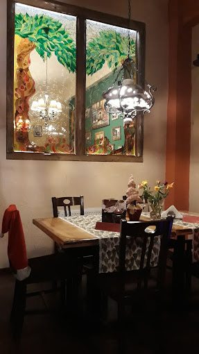 Vitraliu decorativ restaurant